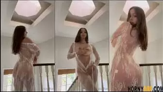 Sophie Mudd Nude Sheer Robe Video Leaked