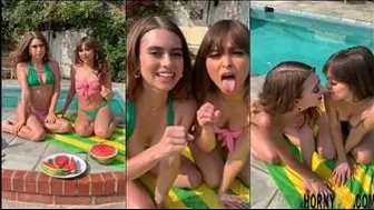 Riley Reid Jill Kassidy Nude Pool Lesbian