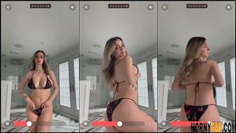 Kaitlyn Krems Nude Bikini Handbra Video Leaked