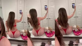 Lexi Marvel Ass Thong Mirror Tease Onlyfans Video Leaked