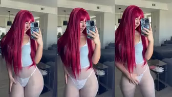 Lexi Marvel Sexy RedHair Ass Thong Mirror Tease Onlyfans Video Leaked