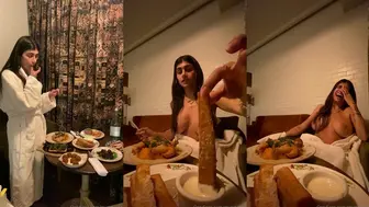 Mia Khalifa Nude Dinner PPV Onlyfans Video Leaked